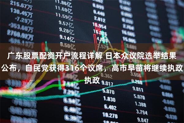 广东股票配资开户流程详解 日本众议院选举结果公布，自民党获得316个议席，高市早苗将继续执政